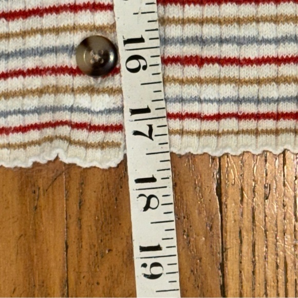 Madewell Barbrook Button-Front Sweater Polo in Stripe - Picture 9 of 9